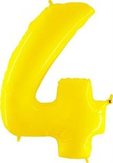 Grabo Nafukovací balónik číslo 4 žltý 102 cm extra veľký