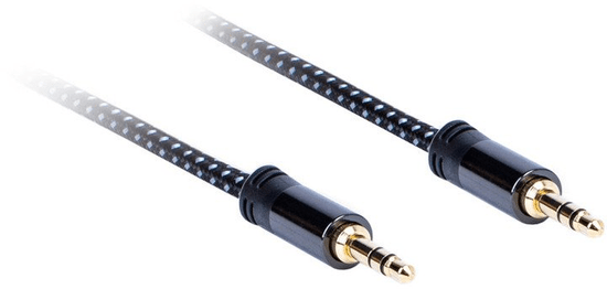 AQ Premium PA40007, kábel 3,5 mm Jack (M) - 3,5 mm Jack (M), dĺžka 0,75 m, xpa40007