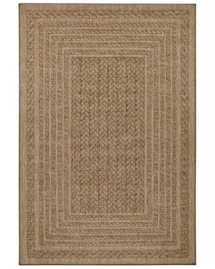 NORTHRUGS AKCIA: 120x170 cm Kusový koberec Forest 103992 Beige / Brown – na von aj na doma