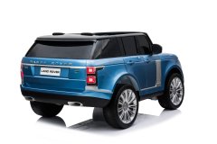 Beneo Elektrické autíčko Range Rover, Dvojmiestne, modré lakované, Kožené sedadlá, LCD Displej, Pohon 4x4