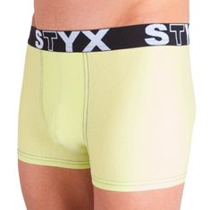 Styx Pánske boxerky športová guma nadrozmer zelenkavé (R4) - veľkosť XXXL