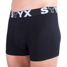 Styx 3PACK pánske boxerky športová guma nadrozmer čierne (3R960) - veľkosť XXXL