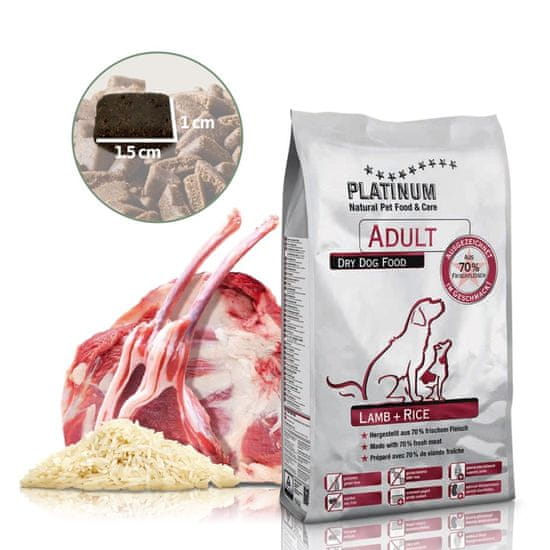Platinum Lamb & Rice - Jahňacie s ryžou 5 kg