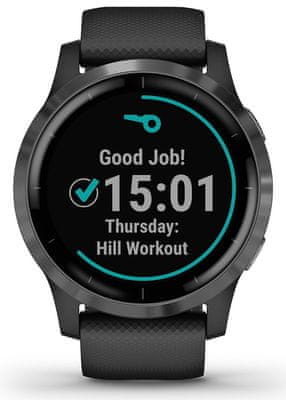 Chytré hodinky Garmin vivoactive 4, smart watch, pokročilé, zdravotné funkcie, tep, dych, menštruačný cyklus, pitný režim, metabolizmus, kalórie, vzdialenosti, kroky, aktivita, odpočinok, spánok