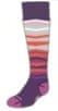 SMARTWOOL detské ponožky K WINTERSPORT STRIPE mountain purple