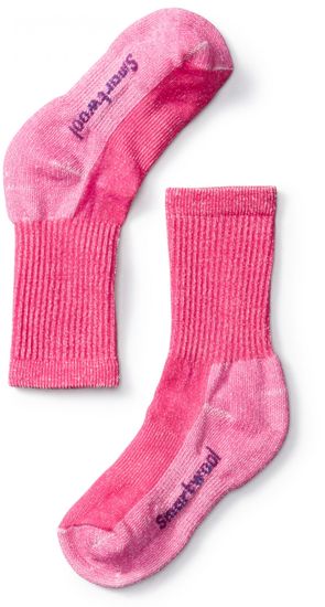 SMARTWOOL detské ponožky K HIKE LIGHT CREW potion pink