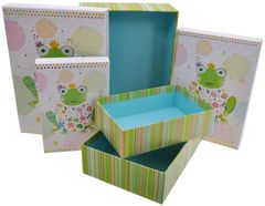 Goldbuch Sada darčekových škatuliek Happy frog