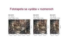 Dimex fototapeta MS-2-0273 Tlačiarenske čísla 150 x 250 cm