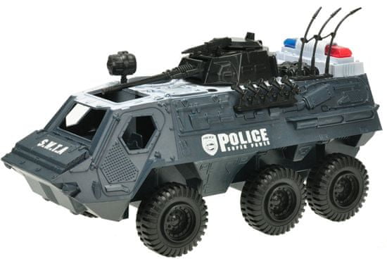 Mikro hračky Auto transportér policajné 32 cm