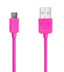 Micro USB 2.0 kábel 1m ružová AA-1107