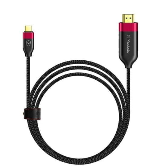Mcdodo Type-C na HDMI kábel (2m) (Červená), CA-5881
