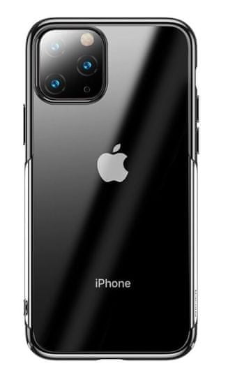 BASEUS Glitter Series ochranný kryt pre Apple iPhone 11 Pro Max, čierny WIAPIPH65S-DW0