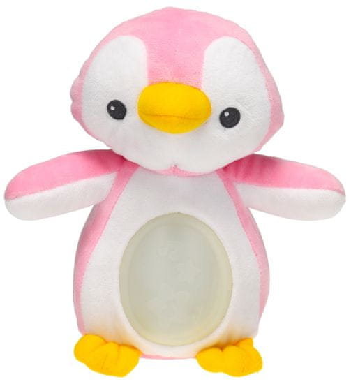 Mikro hračky Lampička tučniak 22 cm plyšový ružový