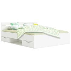 IDEA nábytok Multifunkčná posteľ 160x200 MICHIGAN perleťovo biela