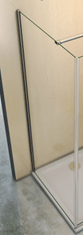 H K Pevná bočná stena MELODY F1 80x195 cm, sklo číre
