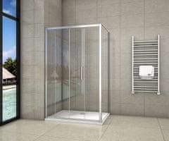 H K Obdĺžnikový sprchovací kút SYMPHONY 100x90 cm s posuvnými sprchovými dverami