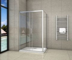 H K Obdĺžnikový sprchovací kút SYMPHONY 100x90 cm s posuvnými sprchovými dverami