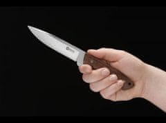 Böker Arbolito 02BA303G Relincho Madera lovecký nôž 12,8 cm, drevo Guayacan, kožené puzdro
