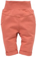 PINOKIO dievčenské nohavice s vreckami Little Bird, 74, oranžové