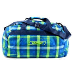 Target Cestovná taška , Kockovaná, modro/zelená