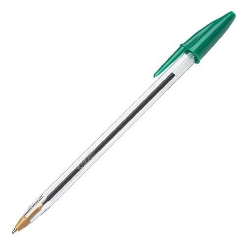Bic Guličkové pero , Cristal, 0.7 mm, zelené