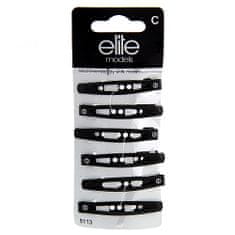 Elite Models Pukačky 6 ks , 6 ks, čierne, 5 cm