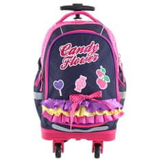 Target Školský plecniak , Candy Flower, farba ružová