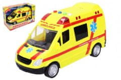 Zapardrobnych.sk Záchranné vozidlo ambulancie so zvukovými a svetelnými efektmi, 22cm