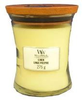 Woodwick Linen 275,0 gr váza stredná