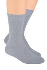 Amiatex Pánske ponožky 048 grey, šedá, 38/40