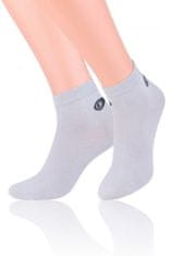 Amiatex Pánske ponožky 046 grey + Nadkolienky Gatta Calzino Strech, šedá, 38/40