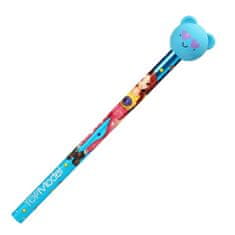 Top Model Ceruzka s gumou ASST, Modrý medvedík