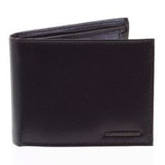 Bellugio Pánska kožená peňaženka Alfonz, čierna