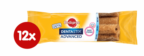 Pedigree Dentastix Advanced dentálna tyčinka pre psy malých plemien 12× 40 g