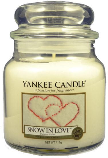 Yankee Candle Classic stredná 411 g Snow In Love