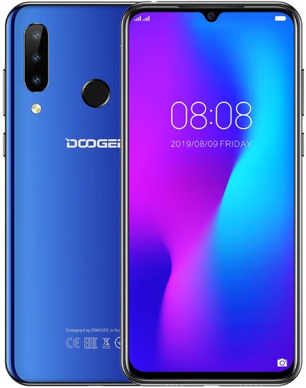 Doogee Y9 Plus, 4GB/64GB, modrý