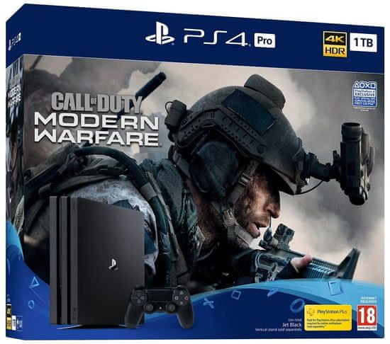 SONY PlayStation 4 Pro - 1TB + Call of Duty: Modern Warfare