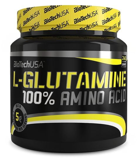 BioTech USA 100% L-Glutamine 240 g