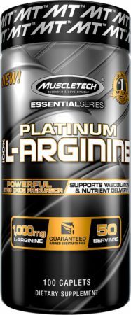MuscleTech Platinum 100% L-Arginine 100 tabliet