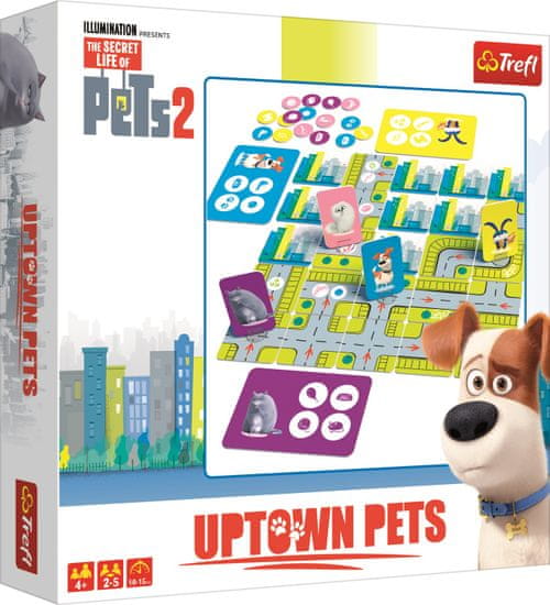Trefl Tajný život maznáčikov 2 Uptown Pets spoločenská stolová hra