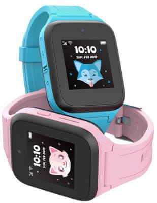 Detské inteligentné hodinky TCL Movetime Family Watch 40 SOS tlačidlo GPS AGPS Glonass Beidou SMS videohovory
