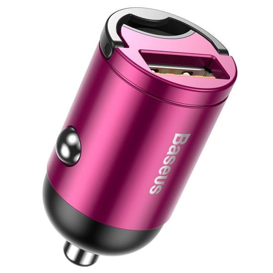 BASEUS Tiny Star Mini nabíjačka do automobilu USB (30W) (ružová) VCHX-A04