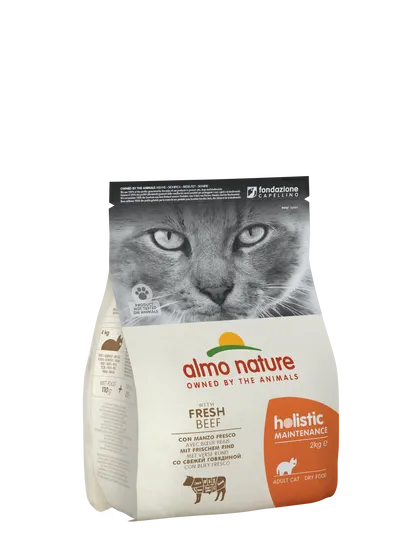 Almo Nature Holistic DRY CAT Adult - Morka s ryžou 2kg