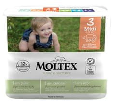 MOLTEX Plienky Pure & Nature Midi 4-9 kg (33 ks)