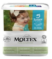 MOLTEX Plienky Pure & Nature Junior 11-25 kg (25 ks)