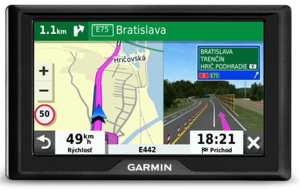Automobilová GPS navigácia Garmin Drive 52 MT EU, mapa Európy, doživotná aktualizácia, držiak, body záujmu