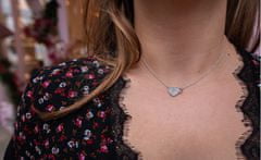 Hot Diamonds Strieborný náhrdelník s pravým diamantom Flora DP730