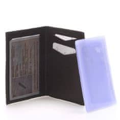 Delami Kožená peňaženka na doklady DELAMI, čierna