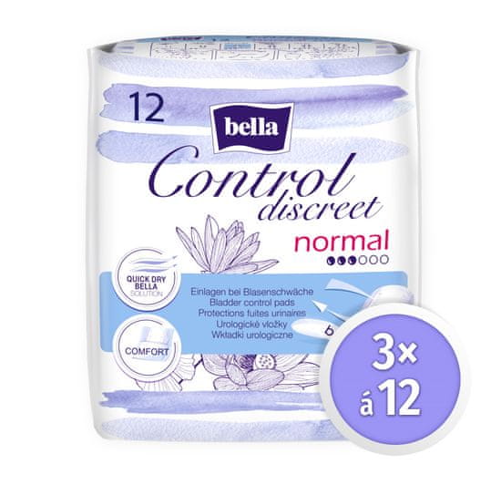 Bella Control Discreet Normál á 12 ks × 3