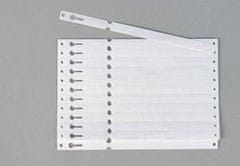 AHProfi Ceduľky na klúče papierové biele 1000ks